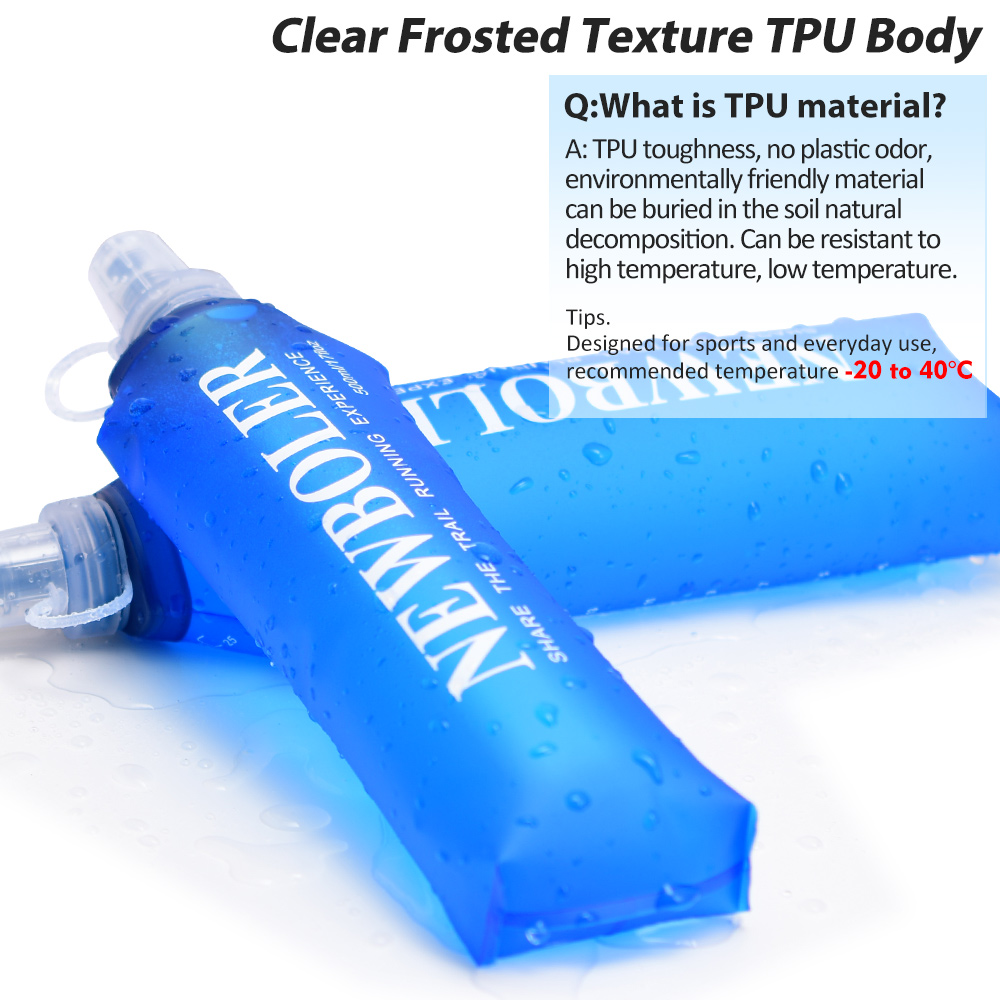 250/500/750ML Water Bottle TPU - Water Bag Collapsible recension och pris