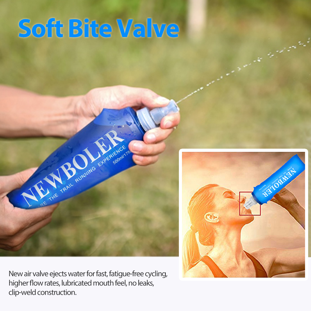 250/500/750ML Water Bottle TPU - Water Bag Collapsible recension och pris