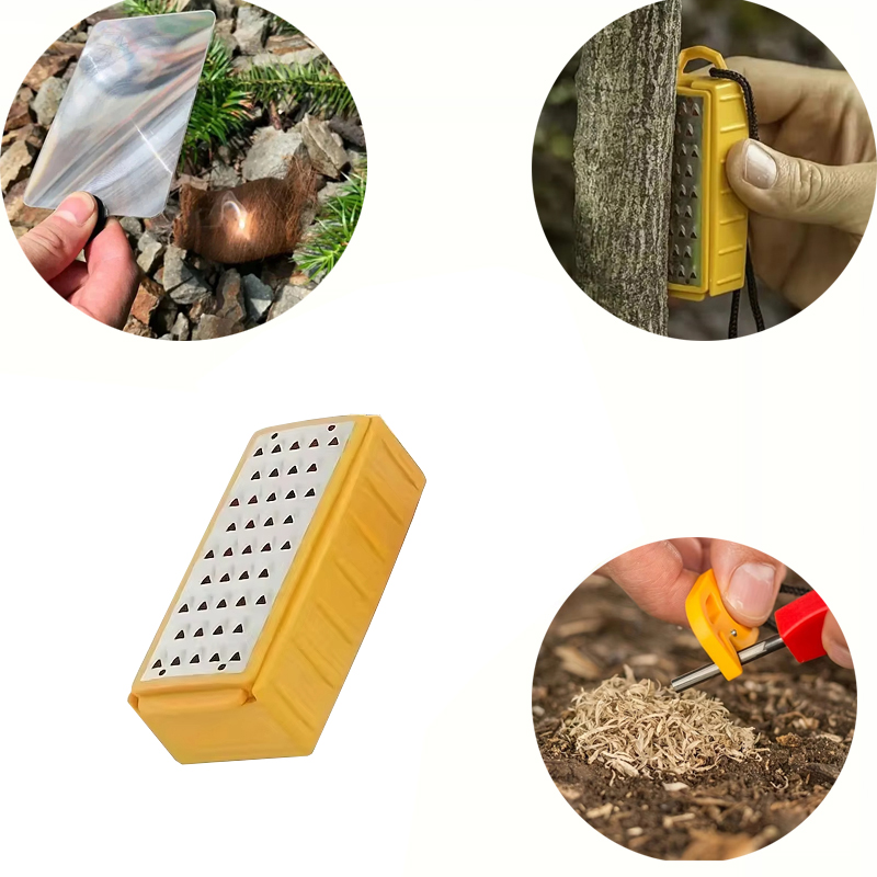 Outdoor Magnifying Glass Card  - Fire Starting Kit recension och pris