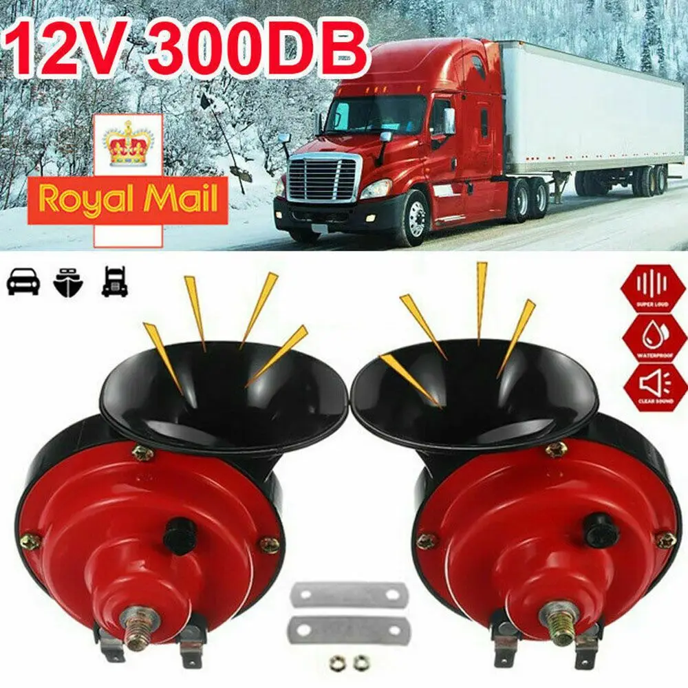 12V Loud Car Horn: 1/2Pcs 300  - Emergency Whistle Loud recension och pris