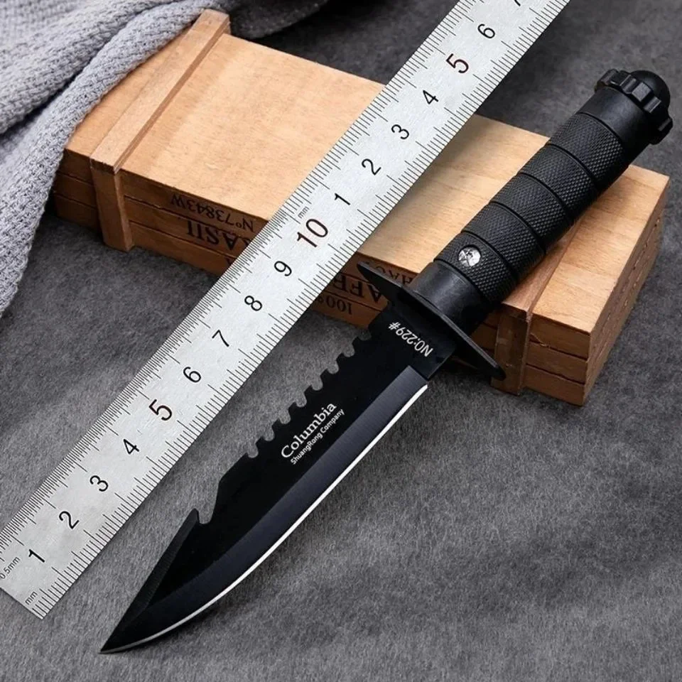 7CR17MOV Camping Outdoor Strai - Bushcraft Knife Fixed recension och pris