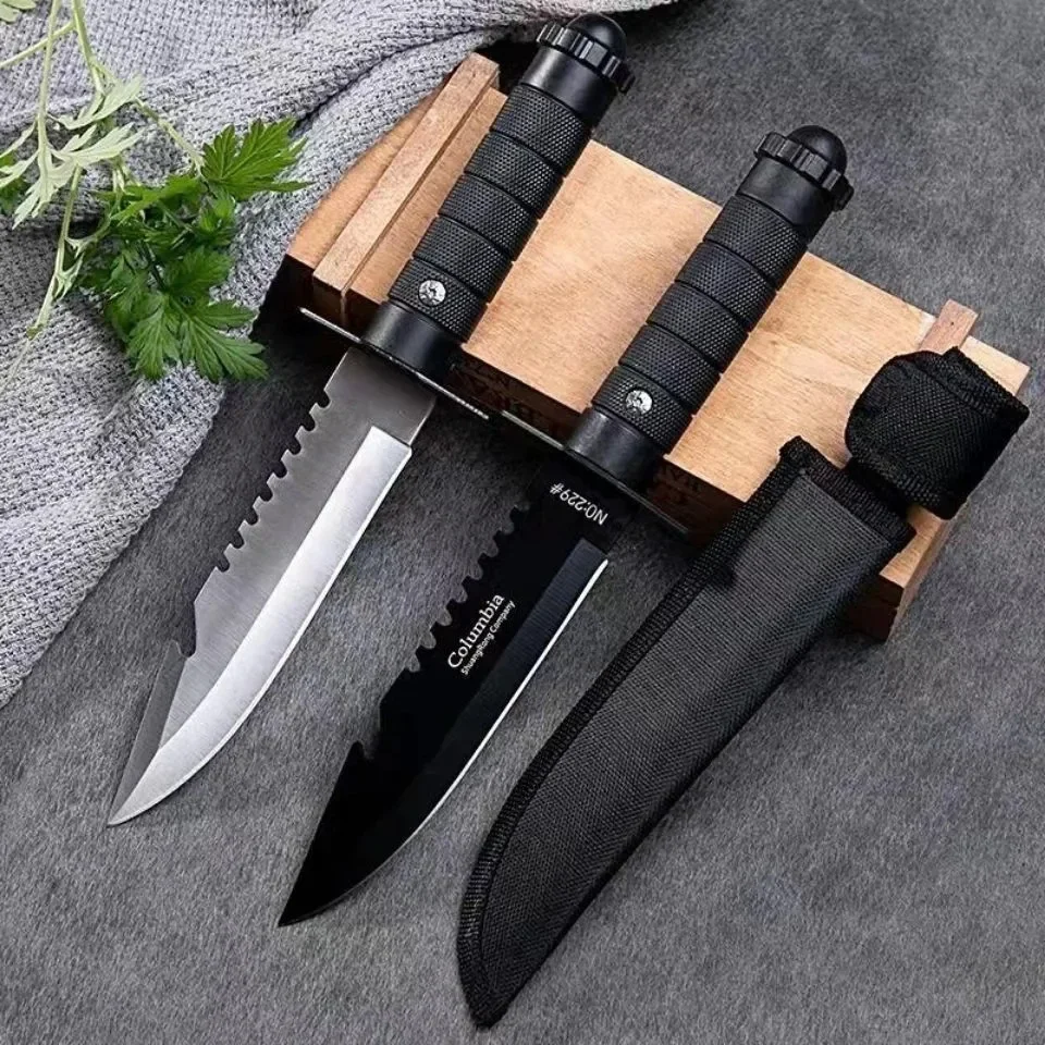 7CR17MOV Camping Outdoor Strai - Bushcraft Knife Fixed recension och pris