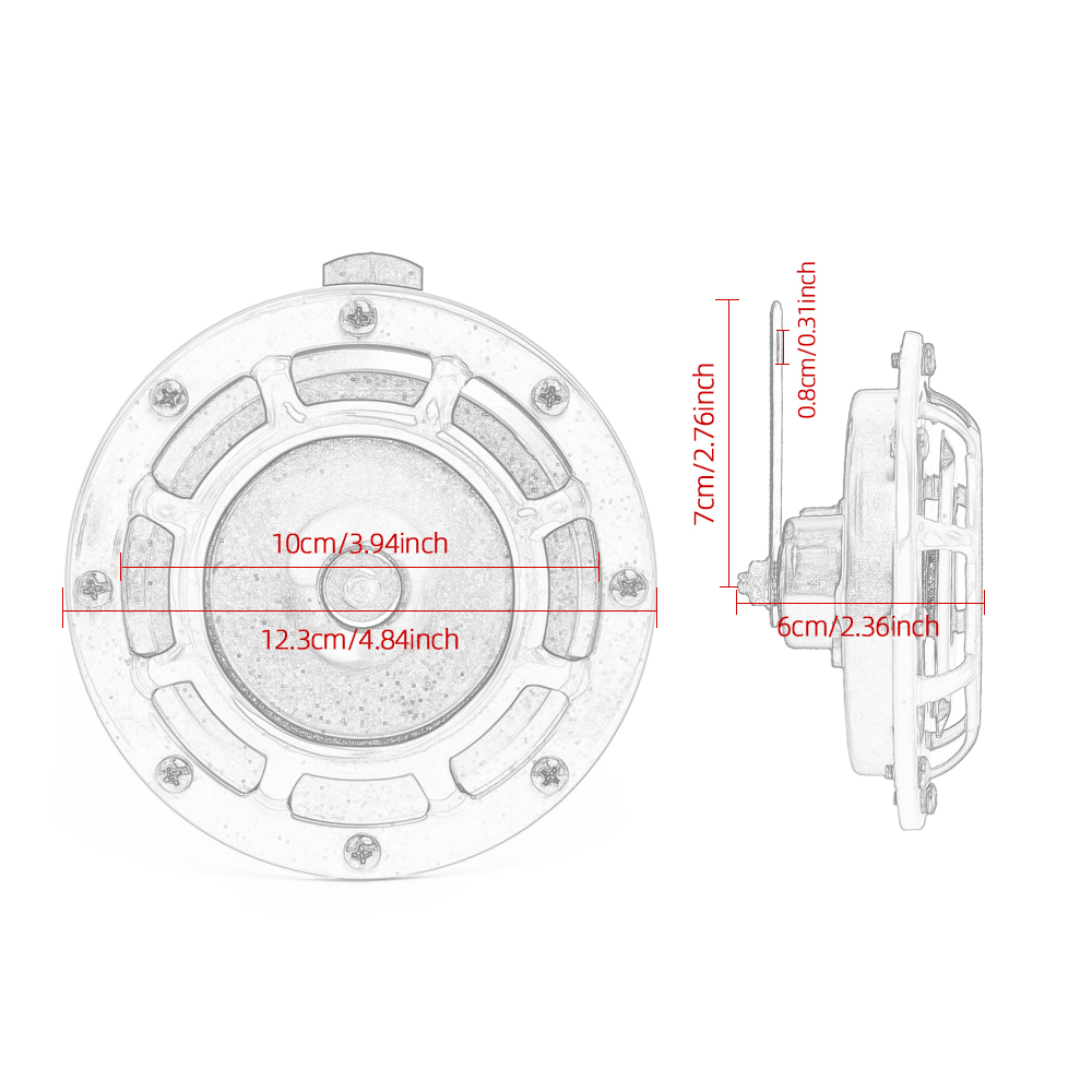Car Horn 12V 110DB Super Loud  - Emergency Whistle Loud recension och pris