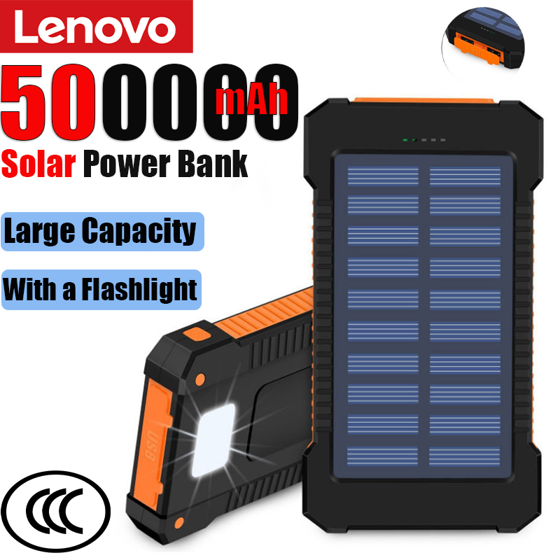 Lenovo 500000mAh Solar Power B - Solar Emergency Charger recension och pris