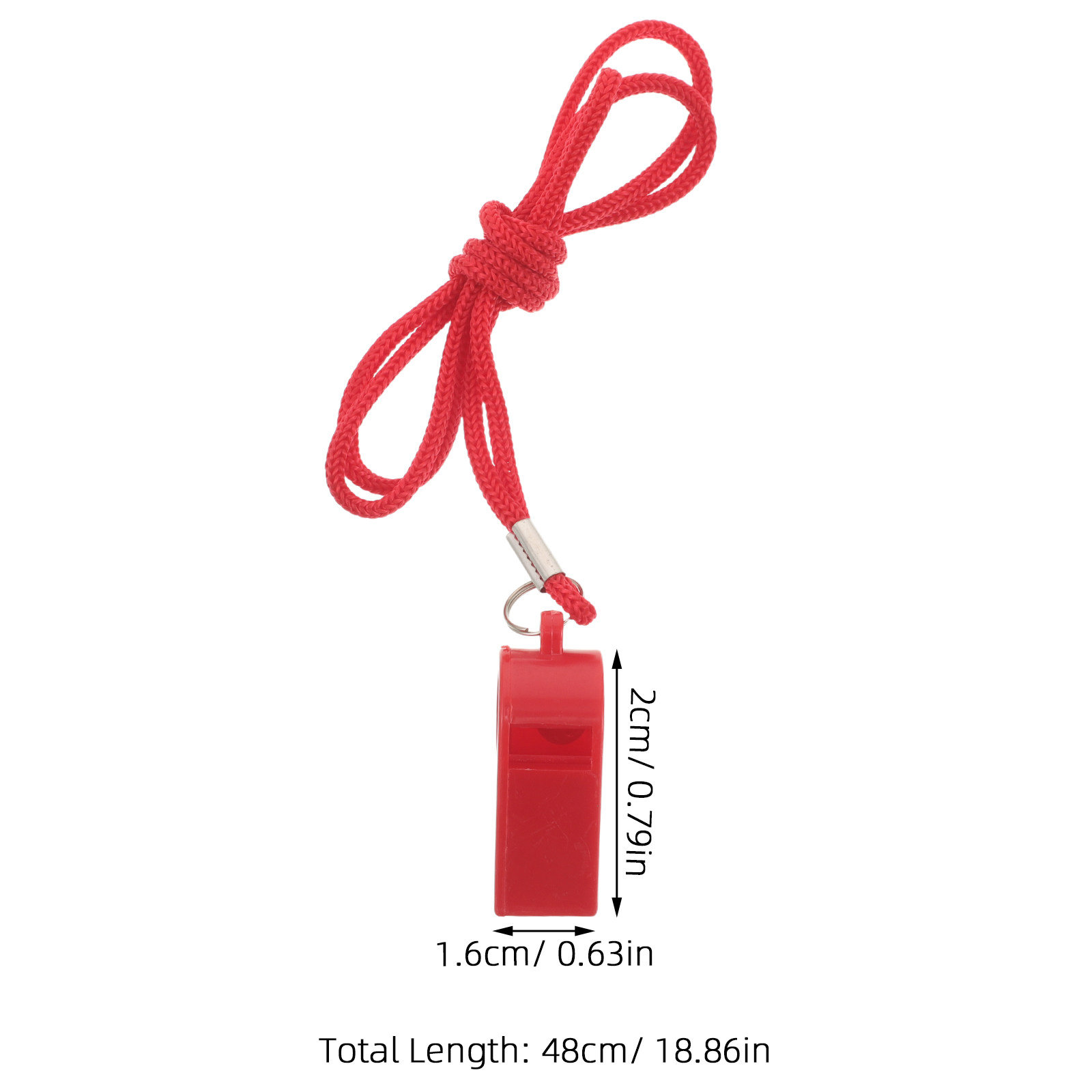 50Pcs Rescue Whistle Red Peale - Emergency Whistle Loud recension och pris