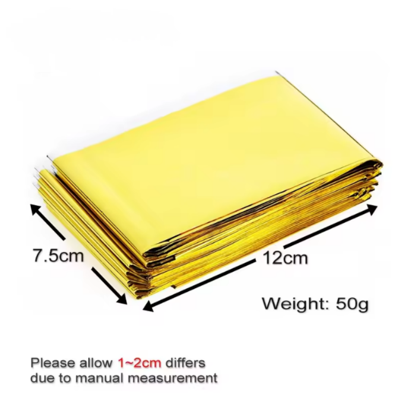 Multi-Scenario Windproof Water - Survival Blanket Reflective recension och pris