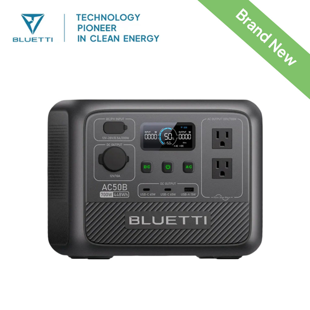 BLUETTI AC50B Portable Power S - Solar Emergency Charger recension och pris