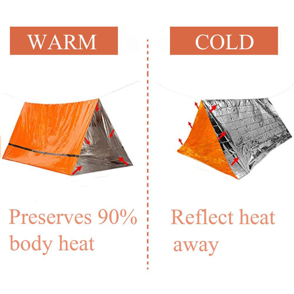2 Person Emergency Shelter Biv - Emergency Mylar Tent recension och pris