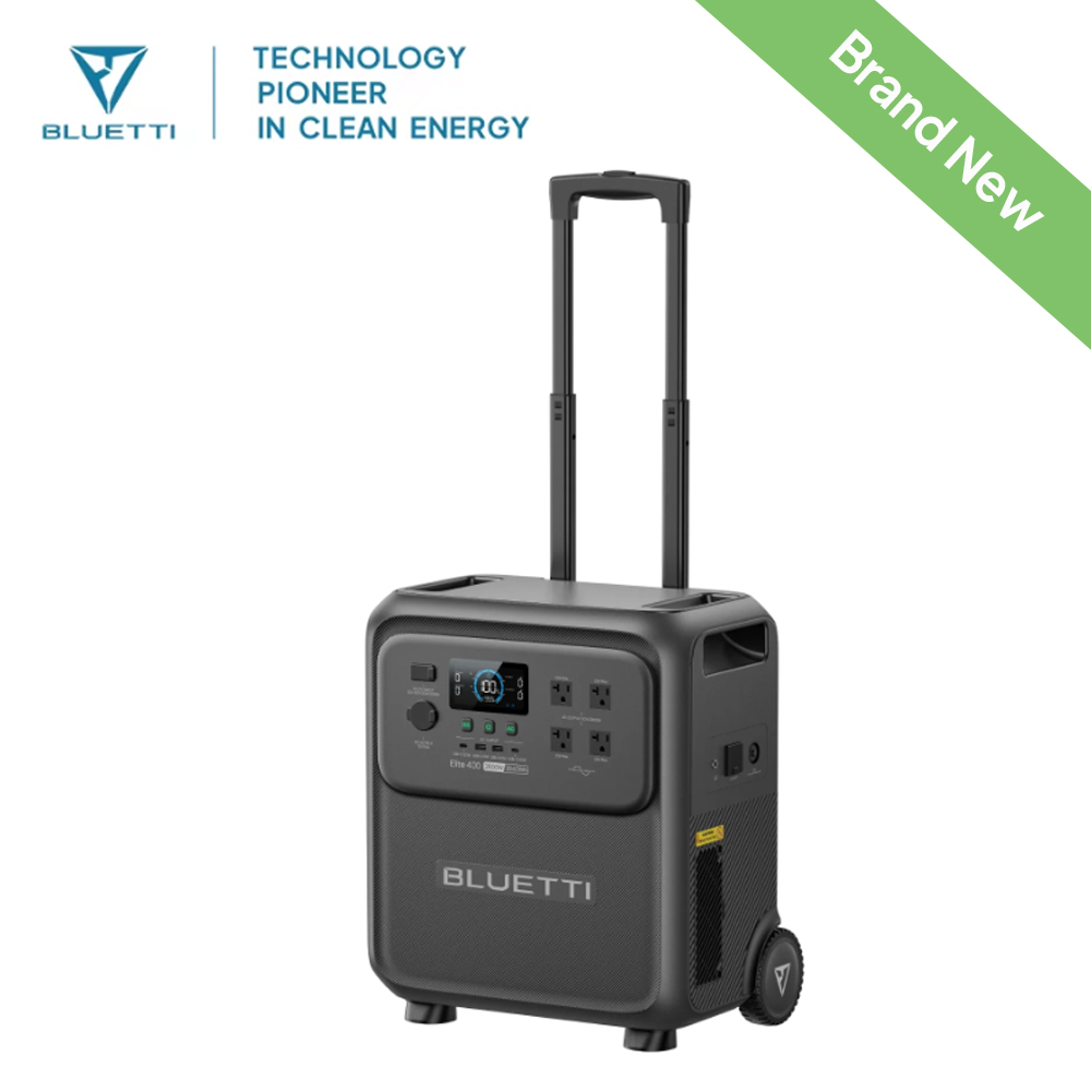 BLUETTI Elite 400 2600W 3840Wh - Solar Emergency Charger recension och pris