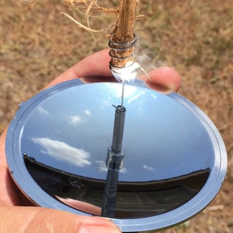 1PC Outdoor Solar Lighter Camp - Fire Starting Kit recension och pris