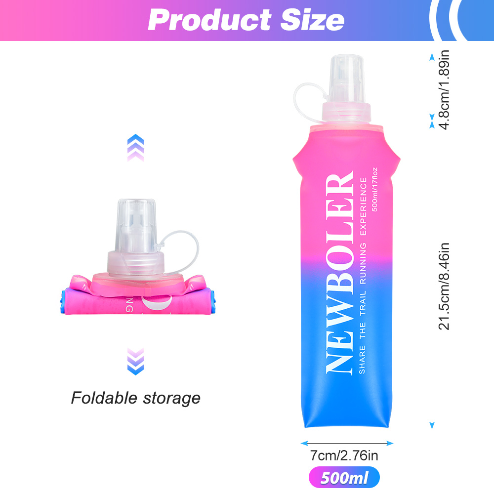 NEWBOLER Water Bottle Folding  - Water Bag Collapsible recension och pris