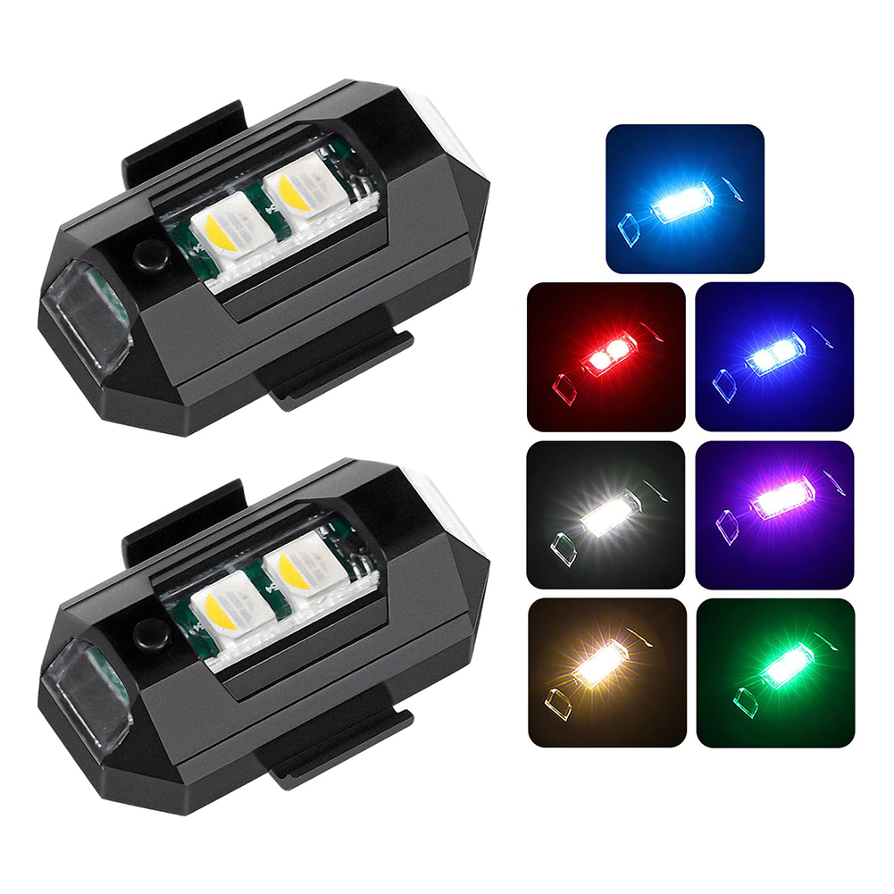 2PCS Mini LED Strobe Lights De - Sos Light Strobe recension och pris