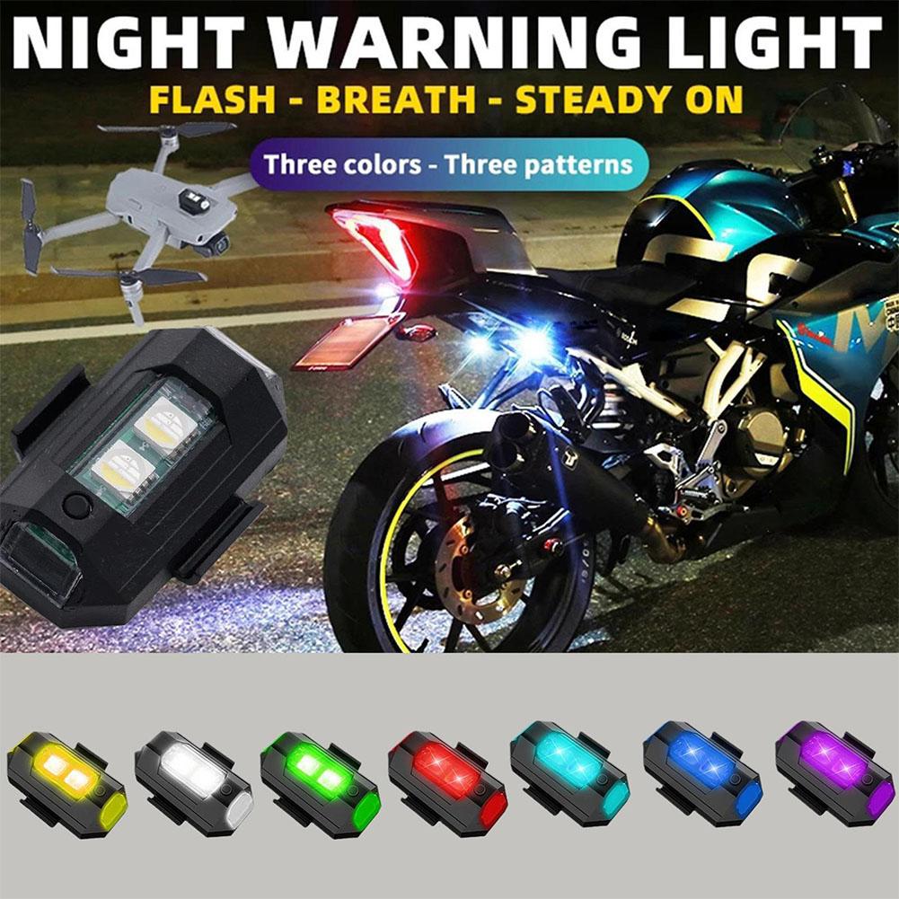 2PCS Mini LED Strobe Lights De - Sos Light Strobe recension och pris