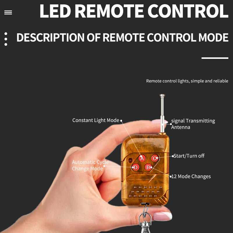 Wireless Grille LED Warning Li - Sos Light Strobe recension och pris