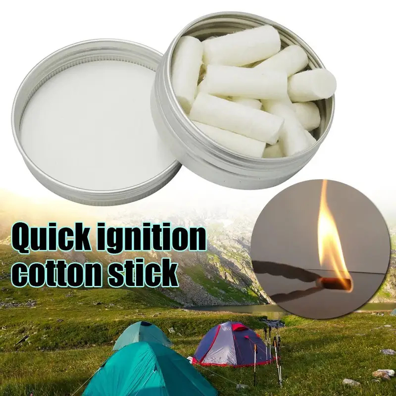 12pcs Outdoor Camping Paraffin - Fire Starting Kit recension och pris