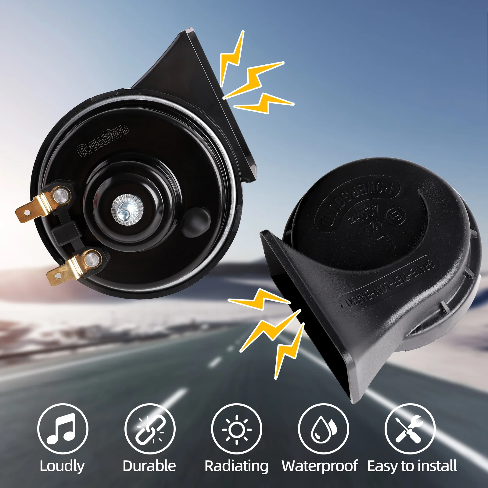 【120dB Super Loud】12V Electric - Emergency Whistle Loud recension och pris