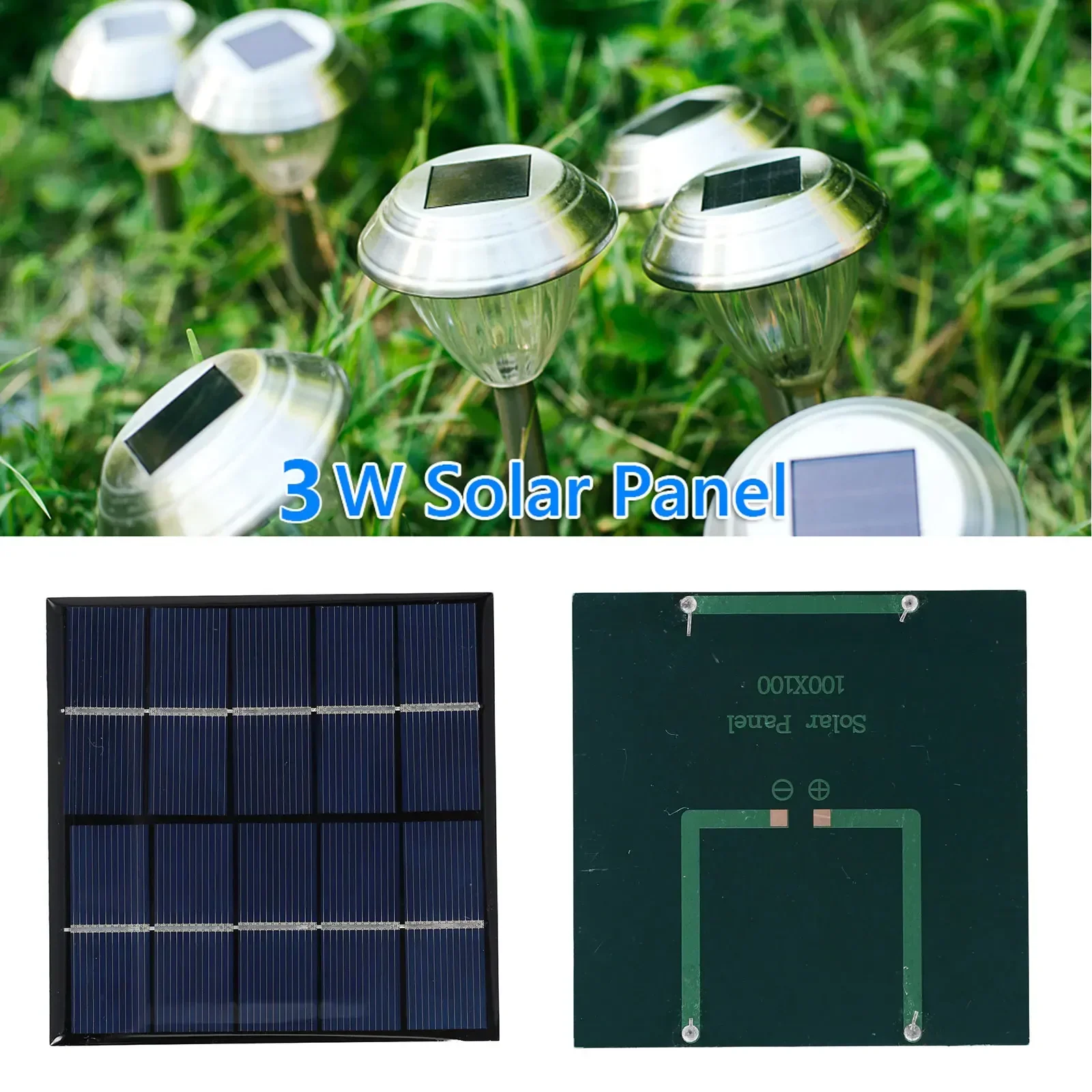 Solar Panel 3W 5V Solar Board  - Solar Emergency Charger recension och pris