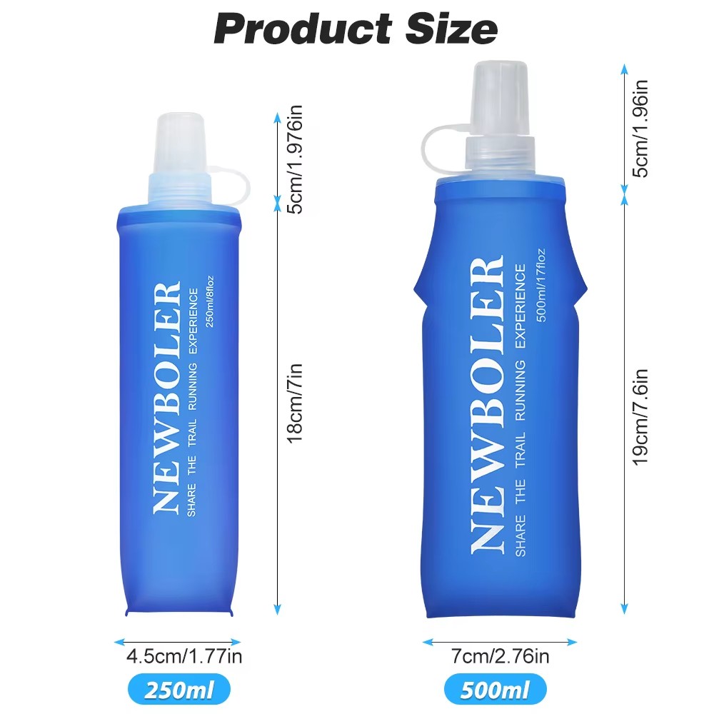 NEWBOLER 250ml/500ml Outdoor C - Water Bag Collapsible recension och pris